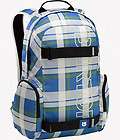 BURTON SNOWBOARD 2012 EMPHASIS PACK BACKPACK NEW JUMP OFF PLAID