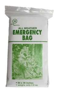 Lot Emergency Disaster Survival Mylar SLEEPING BAG / foil blanket 
