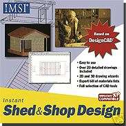Shed & Shop Building Plans Construction Software Vista  