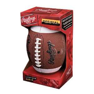   Leather Official Size Football with Pump and Tee