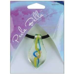  Perla Bella Collection 23x45mm Glass Spoon Pendant 