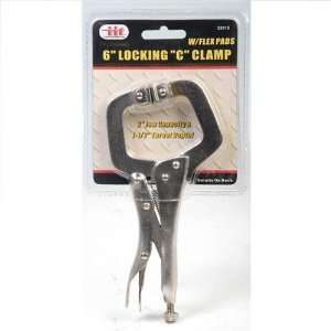    22010   6 Locking C clamp Pliers w/ Flex PAD