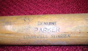 DAVE PARKER Game Used Bat REDS,PIRATES H&B G69L  