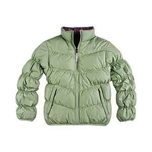  The North Face Moonkitty Reversible Down Coat in Mistletoe 