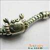 925 Sterling Silver Crab Bead Charm Fit Bracelet S