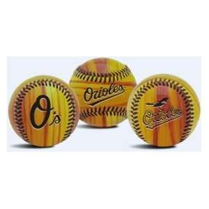  Baltimore Orioles Wood Grain Baseball