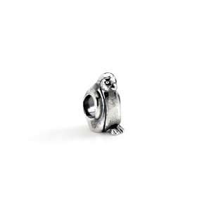    Penguin Charm in Silver for Pandora and 3mm bracelets Jewelry