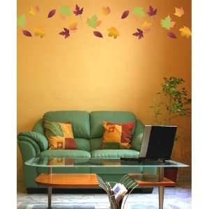   Vinyl Wall Decal Stickers Autumn Leaves Falling AC124: Everything Else