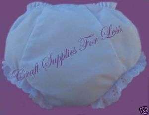 Baby Diaper Covers Bloomers   White   4T  