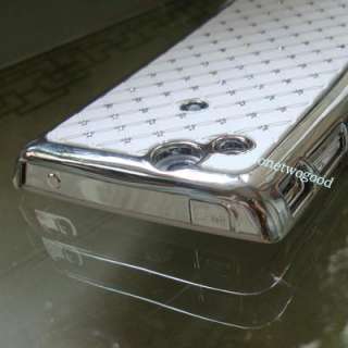 Crystal Plating Bling Luxury Hard Cover Case Sony Ericsson Xperia Arc 