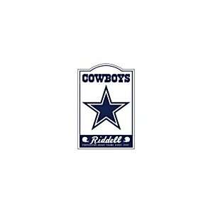  : Cowboys Riddell Nostalgic Metal Sign ( Cowboys ): Sports & Outdoors