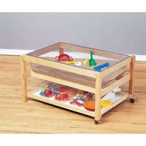  Childcraft Sand and Water Table with Clear 9 inch Tub and 
