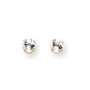  14k Aquamarine Earrings   March Birthstone   JewelryWeb Jewelry