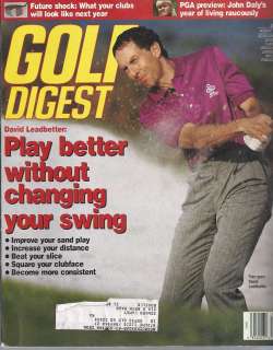 August 1992 Golf Digest Magazine John Daly  