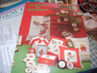 Craft book Christmas in Miniature cross stitch projects  