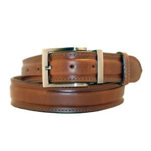 Mens leather belt Tan dress/casual size 34: Toys & Games