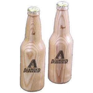  Arizona Diamondbacks Wood Bottle Salt & Pepper Shaker Set 