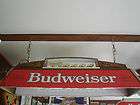 BUDWEISER CLYDESDALES POOL TABLE LIGHT FIXTURE DIFFUSER  