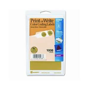  Avery® Print or Write Round Color Coding Labels: Home 