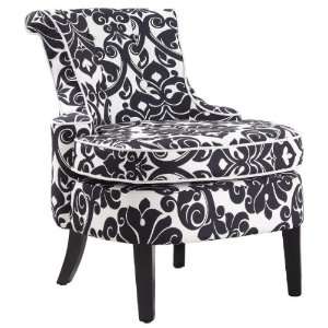  Diana Swoop Back Cap Arm Accent Chair: Home & Kitchen
