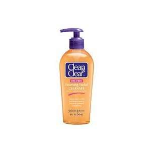  Clean & Clear Oil Free Foaming Facial Cleanser 8oz: Health 