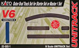   Scale UniTrack Set V6 Outside Loop Track Set 381 208651 V6  