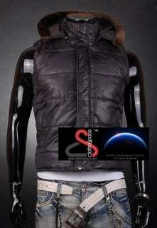 CS Designer Mens Rider Style Camo Jacket Vest KT32 M  