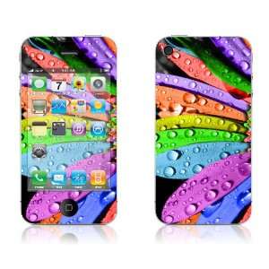  Rainbow Morning Dew   iPhone 4/4S Protective Skin Decal 
