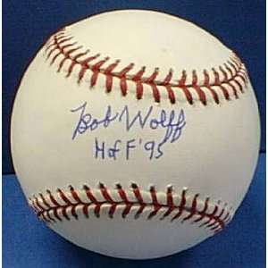  Bob Wolf Autographed Baseball