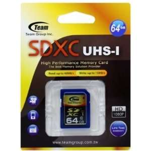 64GB Class 10 SDHC Team High Speed Memory Card 20MB/Sec. Fits Canon 