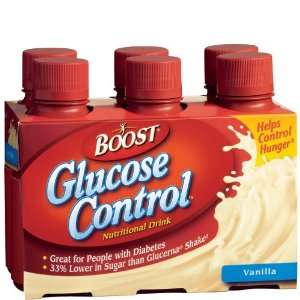   Glucose Control Drink, Vanilla, 8 oz, 6 pk
