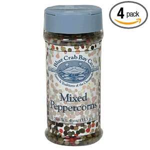 Blue Crab Bay Co. Mixed Peppercorns, 4 Ounces (Pack of 4)  