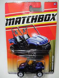   Matchbox #75 Yamaha Rhino MIDNIGHT BLUE/BLACK MOC 035995307827  