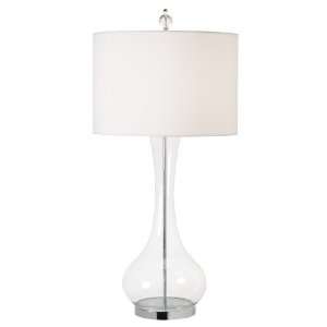  Contemporary Glass Clear Table Lamp: Home Improvement