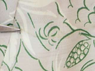 Vintage 1940s 50s Rayon Fabric Custom Made Hawaiian Shirt (L) and 