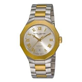 : Baume & Mercier Mens 8785 Riviera Two Tone Automatic Watch: Baume 