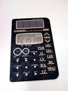Rare Vintage Casio DC E800 Calculator Solar Data Bank  
