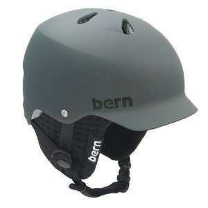  Bern Watts Hardhat Snow Helmet 2012   Matte Grey Sports 