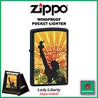 lady liberty statue windpro of usa zippo lighter 24822 one