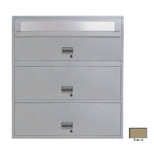 SentrySafe 3HD43ST S 43 in. Insulated Side Tab Lateral File   Sand