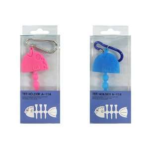   Silicone Tee Holder ball Marker Blowfish 2 Color