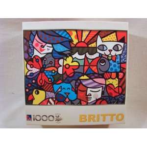  Britto 1000 Piece Jigsaw Puzzle: Animals: Everything Else