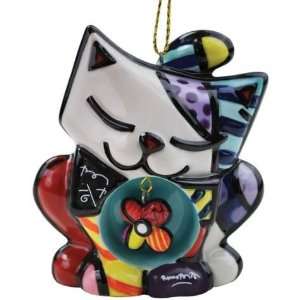  Romero Britto Cat Ornament from Westland Giftware