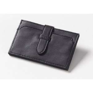  Clava Leather CL 2299BLK Accordion Business Card Wallet in 