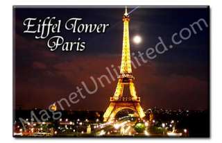 Eiffel Tower   Paris France Souvenir Fridge Magnet #1  