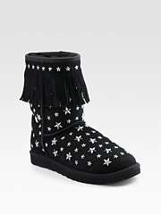 Saks Fifth Avenue   Ugg For Jimmy Choo Starlit Short Sheepskin Boots 