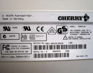 NiB CHERRY G81 8000 series MultiBoard Keyboard G81 8016  