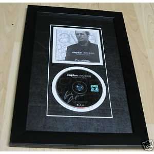  Eric Clapton Signed Framed Matted Cd with Coa: Everything 