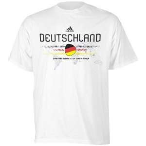 adidas Germany Youth White Country T shirt  Sports 