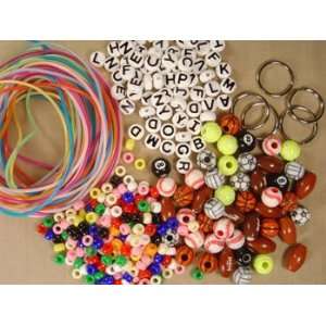  Sports Bead Party Kit   over 1000 beads
